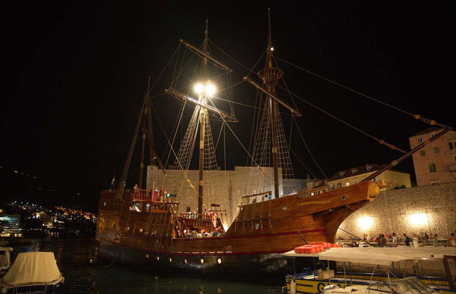 Croisière de nuit en galion à Dubrovnik - Photo 4