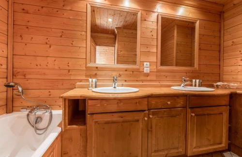 Duplex skis aux pieds, Courchevel 1850, 99m², 6 pers., cheminée, balcons, garage, WiFi - FR-1-631-132 - Foto 12