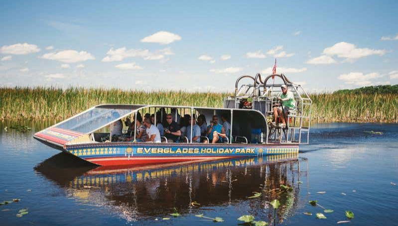 L'imbarcazione che useremo per esplorare le Everglades