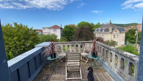 Charming appartement with roof terrace in Vittel - Foto 5