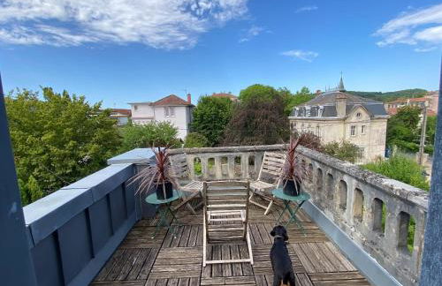 Charming appartement with roof terrace in Vittel - Foto 5