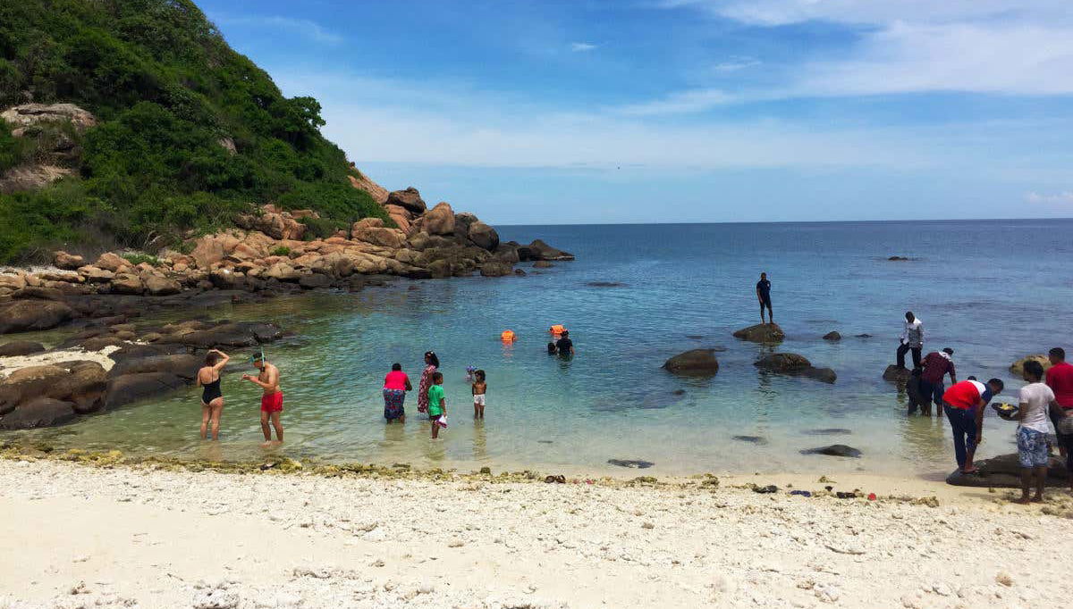 Snorkeling a Pigeon Island