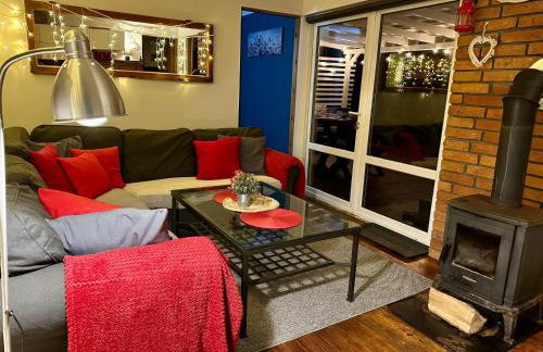 Domek Uroczy Golubie ,niedaleko stoku Koszałkowo ,balia,sauna,kominek,ognisko - Foto 20