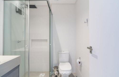 Estadia tranquila e completa em prédio com piscina – VPD - Foto 55