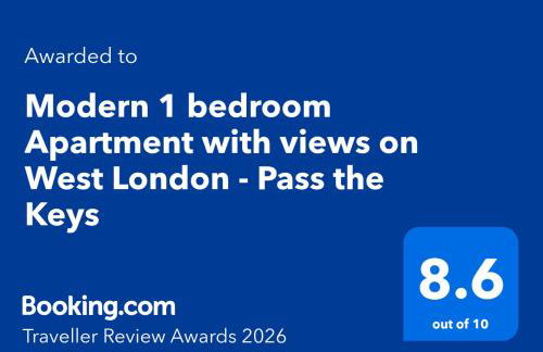 Modern 1 bedroom Apartment with views on West London - Pass the Keys - Foto 5