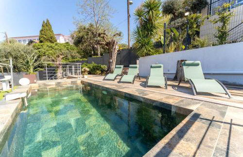 Magnifique appartement avec piscine et jardin - Foto 48