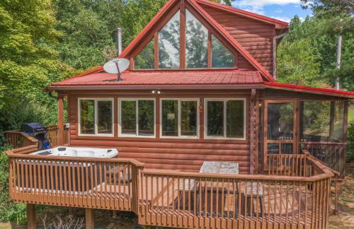 Luxury Cabin 45 Min to Asheville Hot Tub & Fire pit - Foto 26