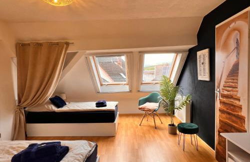 Ferienwohnung Aurora - WLAN, 2 Schlafzimmer, TV, Küche, Bad, Waschmaschine - Foto 10