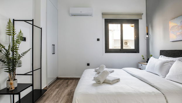 Sway - Chic 1-BR Apt & Balcony in Athens - Foto 4, Habitación