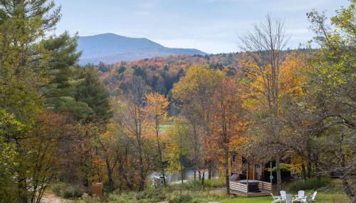 Modern Tiny House with hot tub & river near Stowe - Foto 4