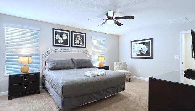 Beautiful 7 Bed Pool Home With Game Room-9117ecl 7 Bedroom Home - Foto 5, Habitación