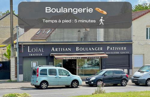 Detente et Confort, proche Gare RER D, CDG, Astérix - Foto 25