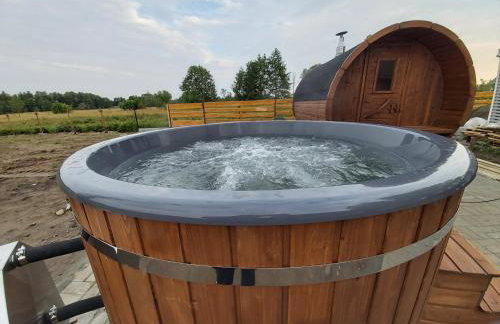 Drewniany Zakątek z sauną i jacuzzi - Foto 6