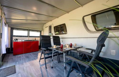 Gemütliche Unterkunft mit Top-Ausstatung und Vorzelt im Heide Resort Brüggen - Foto 7