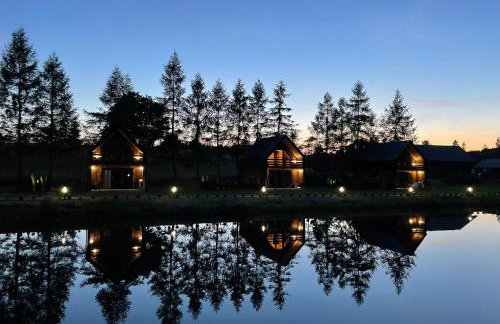 Przystanek Kistówko komfortowe domki z jacuzzi, staw wędkarski, kominek, las, przestrzeń - Foto 36