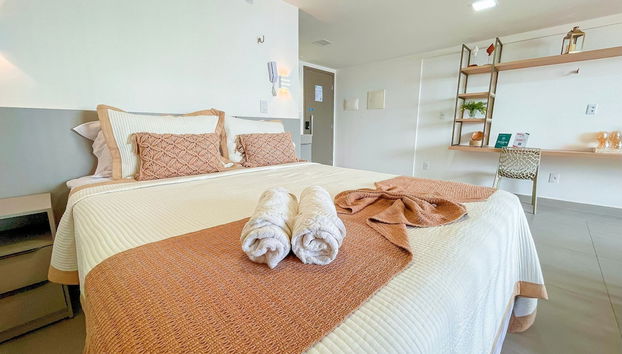 FlatFM20 CABO BRANCO Oceanview by Almare - Foto 2, Habitación