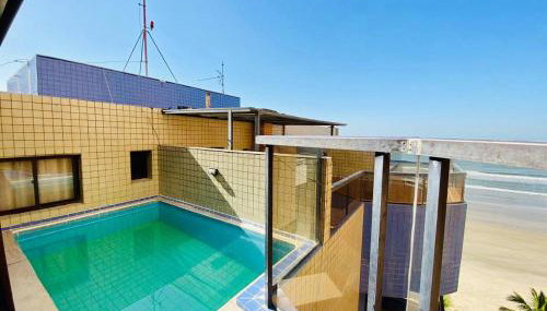 Cobertura Piscina Privativa frente e Vista Mar Centro Mongaguá - Foto 4