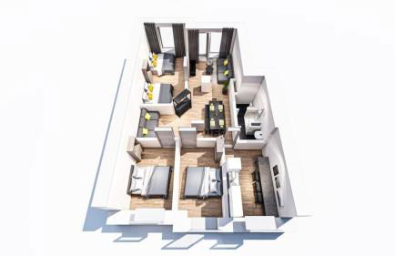 Big Central Apartment near Rotkreuzplatz with 3 BR for 12 PAX - Photo 27