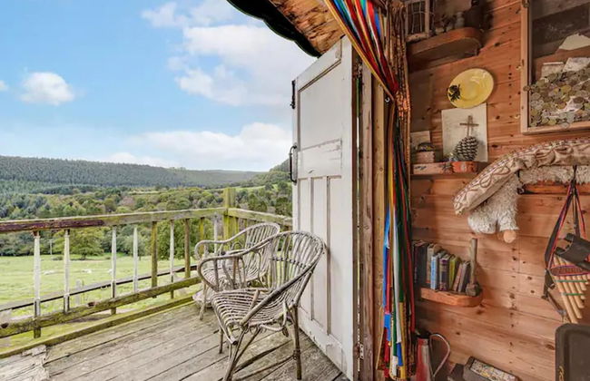 Glamping Wagon - 1 x Double Bed, 2 x Single Bed - Foto 8