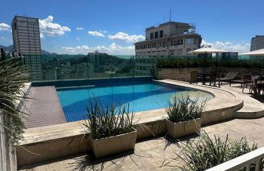 Apartamento completo e moderno com ar condicionado e piscina no centro do RIO - Foto 2