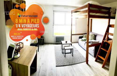 Futurostudio - Appart Hôtel Futuroscope - Poitiers - Foto 26