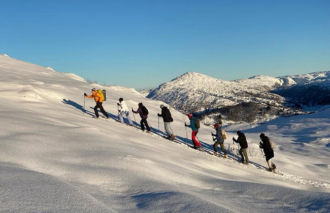 Schneeschuhwandern in Bergen - Öffentliche Tour - Foto 5