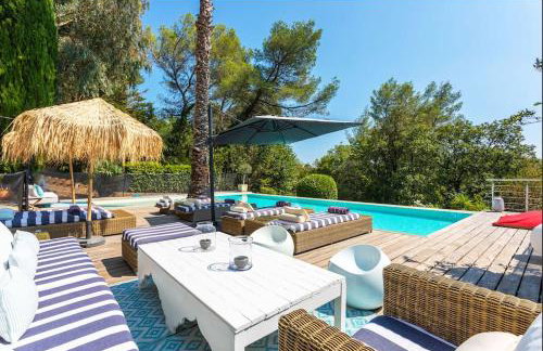 Villa Jean-Pierre. Infinity pool and view in Tourrettes-sur-Loup - Foto 36