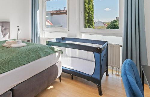 CityFlair 6 Pers Flughafen Stuttgart Messe U7 Whg 1 - Foto 23