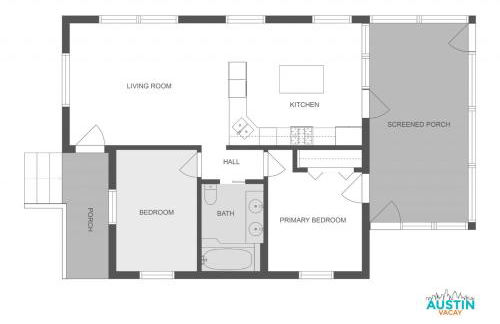 Sizable Screened in Porch w Luxury Kitchen and Bath - Foto 8