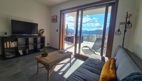 La Terrasse des Aiguilles - Vue montagne, terrasse - AravisTour - Foto 5