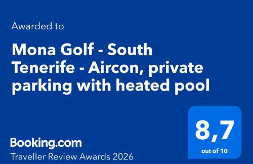 Mona Golf - South Tenerife - Aircon, private parking with heated pool - Photo 32