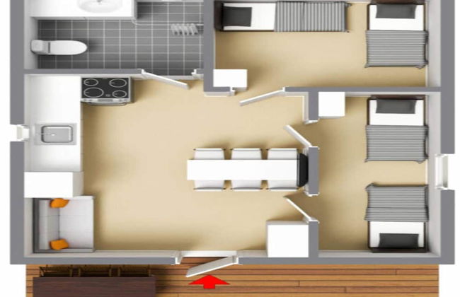 6 Person Holiday Park Home in Holbaek - Foto 20