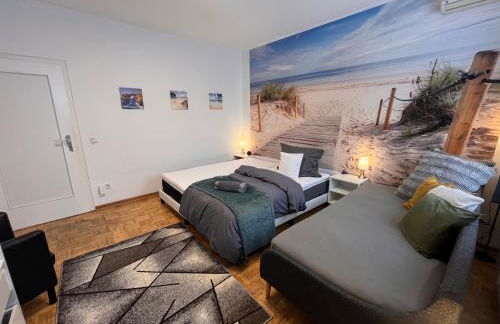 Großes Apartment Aschaffenburg 4 Schlafzimmer bis zu 10 Personen Mainpark Apartment Mainaschaff - Foto 26