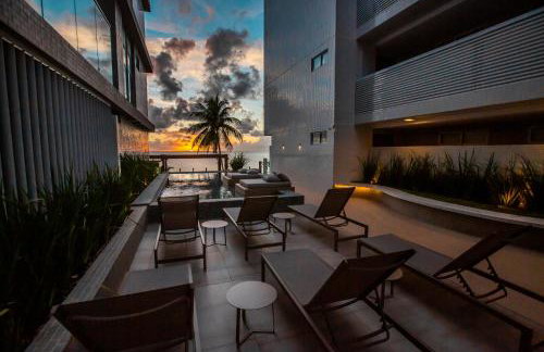 Apartamento Com Jacuzzi na Beira mar de João Pessoa no Branco Haus - Foto 58