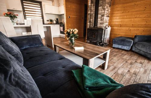 Osada Skoczkowo komfortowe domki z prywatnymi wannami hot-tub nad jeziorem- sauna- balia- prywatny staw wędkarski - Foto 18