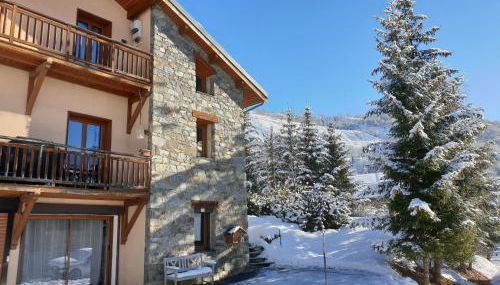 Chalet Coquelicot - confort montagnard et ambiance chaleureuse au cœur de Saint Martin de Belleville - Foto 2