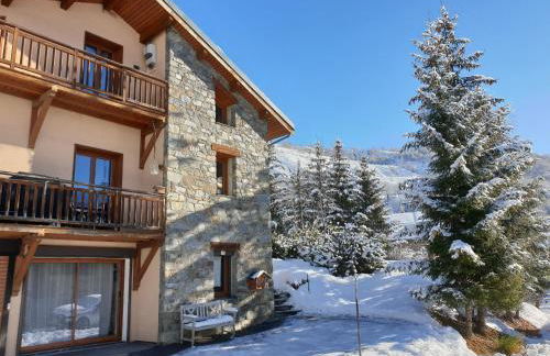 Chalet Coquelicot - confort montagnard et ambiance chaleureuse au cœur de Saint Martin de Belleville - Foto 2