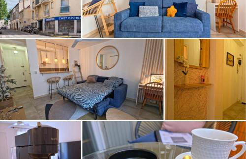 L'Escapade-Vélodrome-La Timone-Parking-Balcon-Wifi-Netflix-Urban NestConciergerie - Foto 2