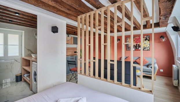 Charming Studio Center of Paris-montorgueil - Foto 3, Habitación