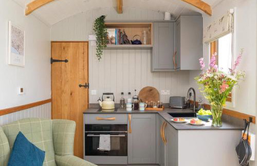 The Acorn - Luxury Shepherds Hut hot tub panoramic views - Foto 24