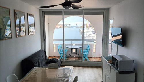 T2 cabine avec très belle vue sur le port de plaisance - Foto 3