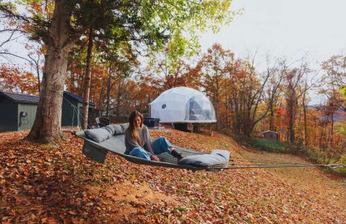 Asheville Luxury Glamping Dome - Mountain Views, and Hot Tub! - Foto 2