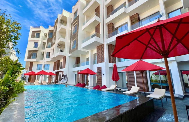 Bali Themed Luxury Spacious 3 Bed Balcony Pool Gym - Foto 18