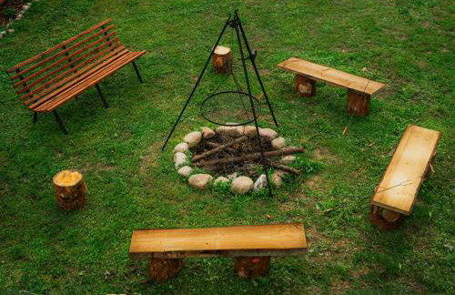 Domek na Mazurach nad stawem z jacuzzi - Photo 12