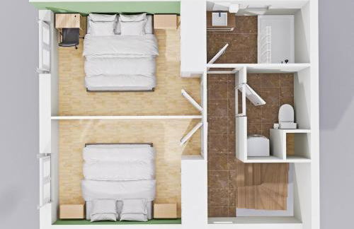 L'Oasis - Duplex - Parking Privé Gratuit - Terrasse Privée - 10mn RERD-T12 - 2 bedrooms - De 1 à 6 personnes - Shopping Mall - Primark - Piscine - Patinoire - Théâtre - Cinéma - Bibliothèque - Foto 21