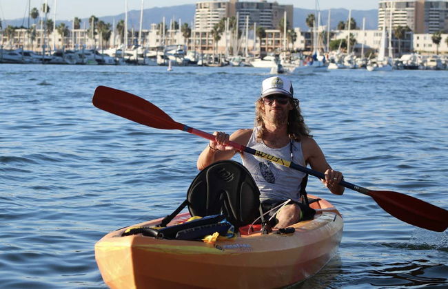 Kayak con leones marinos en Marina del Rey - Foto 2