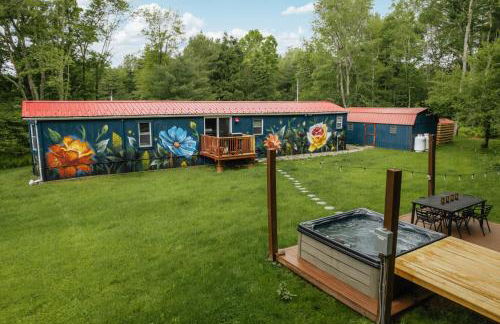 Mural Art Cabin With Pond And Hot Tub - Foto 36
