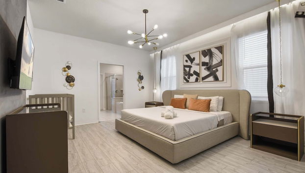 Avengers Game Room 10br Villa W/private Pool Spa - Foto 5, Habitación