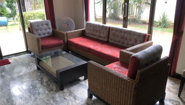 Zona de estar del vestíbulo