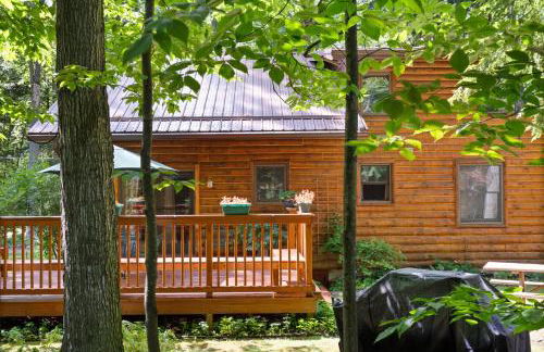 Beautiful Log Cabin Wooded Lake Access Interlochen Arts Academy - Foto 26